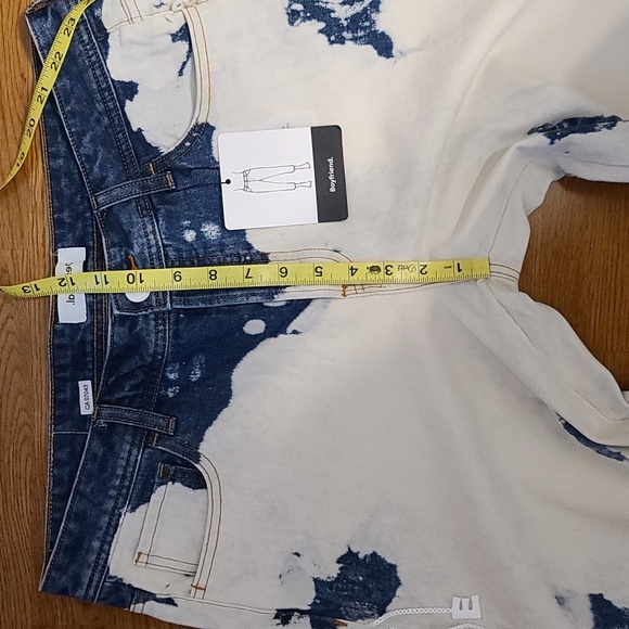 Desigual Women's White and Blue Denim Boyfriend (Sz 32) - Picture 12 of 13